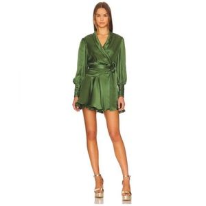 !SOLD! Zimmermann Silk Wrap Mini Dress